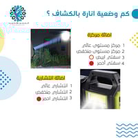 كشاف يدوي طاقة