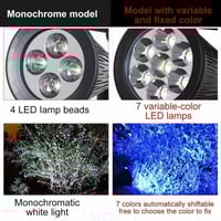 كشاف غرس ملون على الطاقة الشمسية