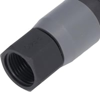 تحويلة كمبلنق الى نص بوصة سنة داخلي بلاستيك قطعتين