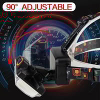 كشاف رأس عدستين وشريحه مع قاعده سيكل