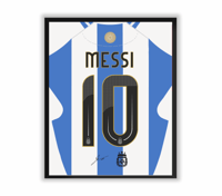 لوحة جدارية للنجم ميسي الارجنتين