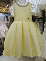 فستان ميكاتو فخم مزين بكرستال