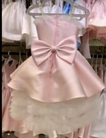 فستان سماوي زاهي منفوش