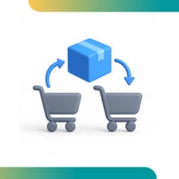 نقل منتجات من متجر إلى متجر