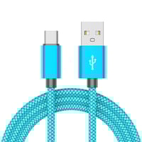 كيبل شاحن ونقل بيانات يدعم الشحن السريع متوافق مع...