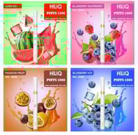 HILIQ سحبة سيجارة هاي لك 1000 شفطة 20 نيكوتين عدة...