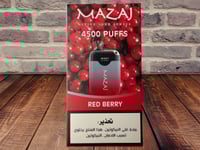 سحبة مزاج انفينيتي 4500 موشة توت احمر Mazaj Infini...