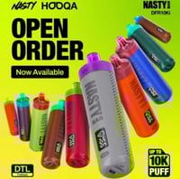 شيشة جاهزة ناستي هوكا 10000 موشة NASTY HOOQA DTL 1...