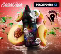 نكهة سولت خوخ ايس من سامز فيب Peach Power Frozen S...