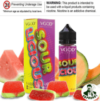 نكهة فيب بطيخ شمام كاندي حامض VGOD sour luscious V...