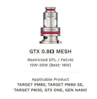 كويلات شيشة فابريسو جي تي اكس ون Vaporesso GTX ONE...