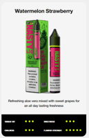 نكهة ناستي بطيخ فراولة Nasty Liq Watermelon Strawb...