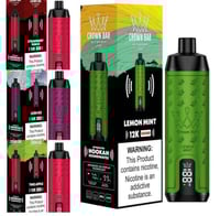 جهاز فيب شيشة كراون بار 12000 شفطة 5 نيكوتين عدة ن...