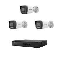 كاميرا مراقبة هيق فيجن iP دقة 6 ميجا (بكج 3 كاميرا...