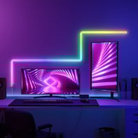 قوفي قلايد اضاءة جدارية تفاعلية 8+4 قطع