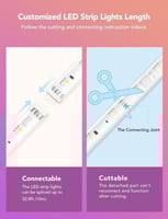 قوفي M1 شريط ليد ذكي - 5 متر