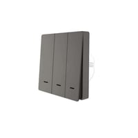 مفتاح انارة ذكي اسود ثلاثي