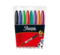 شاربي- طقم ماركر رأس رفيع- 8 الوان