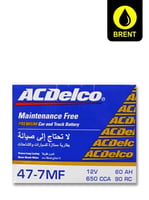 بطارية إية سي ديلكو بسعة 60 أمبير- 47-7MF