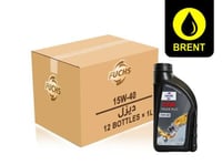 زيت محرك فوكس تيتان 15w40 كرتون 24 علبة FUCHS