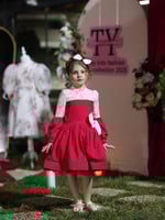 فستان احمر انيق