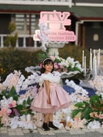 فستان الورد منفوش