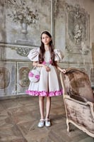 فستان الاميرة مع شنطه و طوق