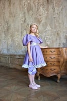 فستان الاميرة مع شنطه و طوق