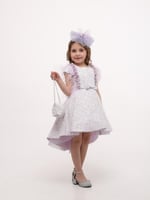 فستان انيق جداً متوفر لونين مع الشنطه والطوق