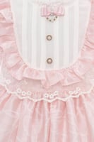 فستان مواليد انيق مع ربطة