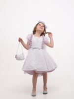 فستان انيق جداً متوفر لونين مع الشنطه والطوق