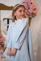 فستان ازرق ناعم و فخم