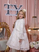 فستان انيق مع جاكيت و طوق