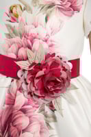 فستان مورد مع اكسسوار الشعر