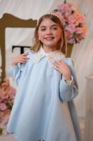 فستان ازرق ناعم و فخم