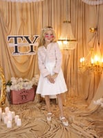 فستان بجاكيت تويد انيق