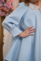 فستان ازرق ناعم و فخم