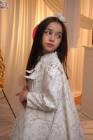 فستان مزخرف باكسسوار لولو بارز