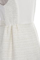 فستان بيج تويد مع جاكيت فخم