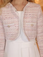 فستان بجاكيت تويد انيق