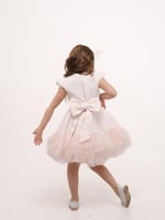 فستان انيق متوفر لونين ، مع طوق