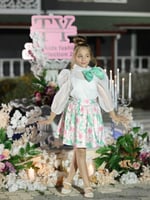 تايور اخضر وابيض