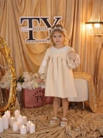 فستان مواليد انيق ب لون مميز