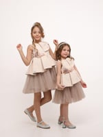 فستان خامه جاكار مع شنطة متوفر لونين