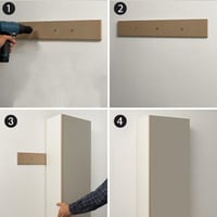 دولاب عبايات بمرآة متحركة - تصميم أنيق وعملي