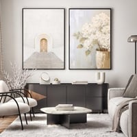 طقم مكون من لوحتين مودرن -أرت آند نيتشر