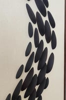 لوحة فنية جدارية بتصميم انسيابي ثلاثي الأبعاد