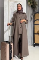 عباية ثلاث قطع بكريب بارد ب-ن – قصّة نص كلوش بأناق...