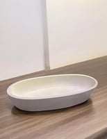 قالب بيضاوي فارغ حجم متوسط لتعبية الشمع