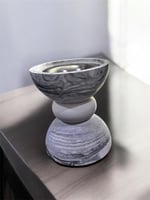 مبخرة الفخامه بتصميم رخامي (اسود)